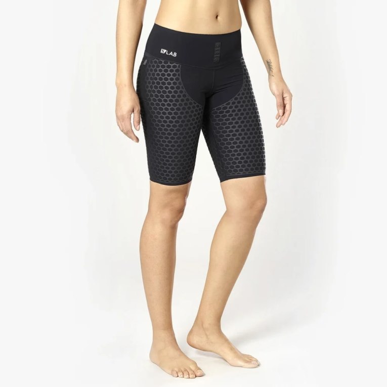 Calça Legging Salomon S/Lab Exo Curta Feminino Pretas | PT Y37902